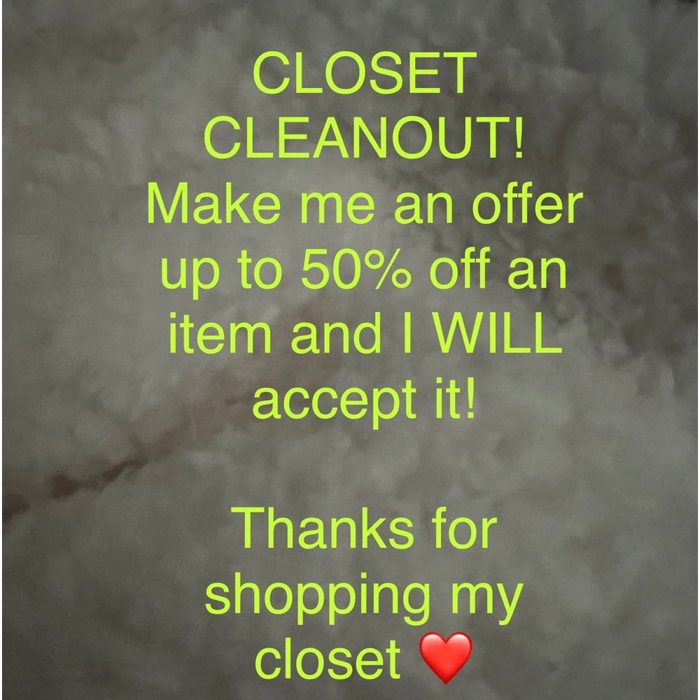 Closet Clean out